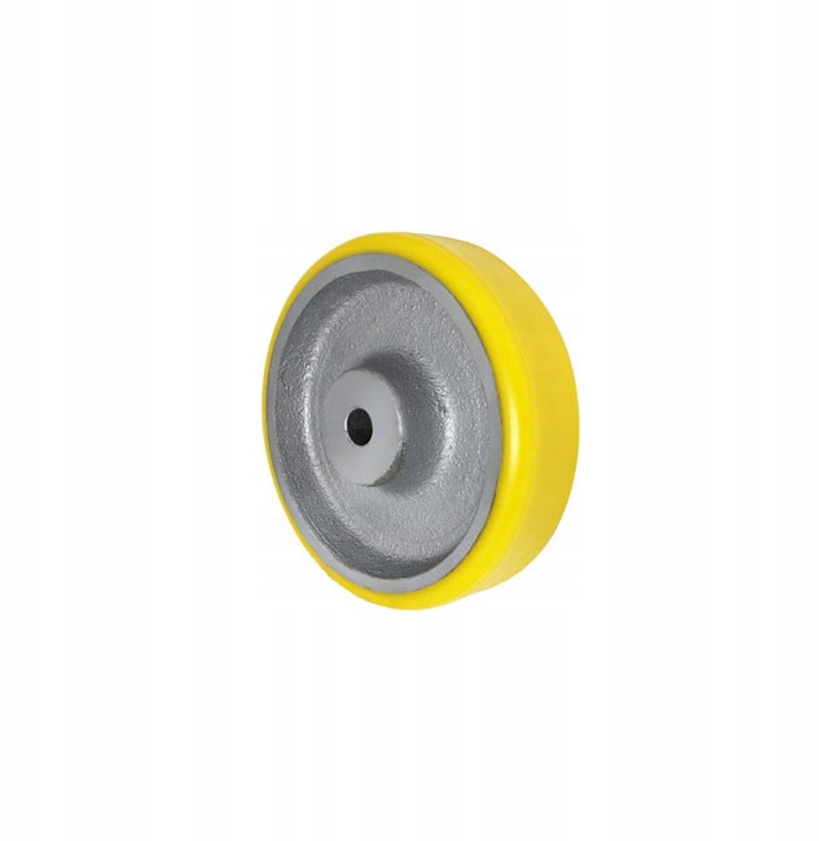 Gietijzer-polyurethaan wiel, 200mm, 800kg, 35mm asgat
