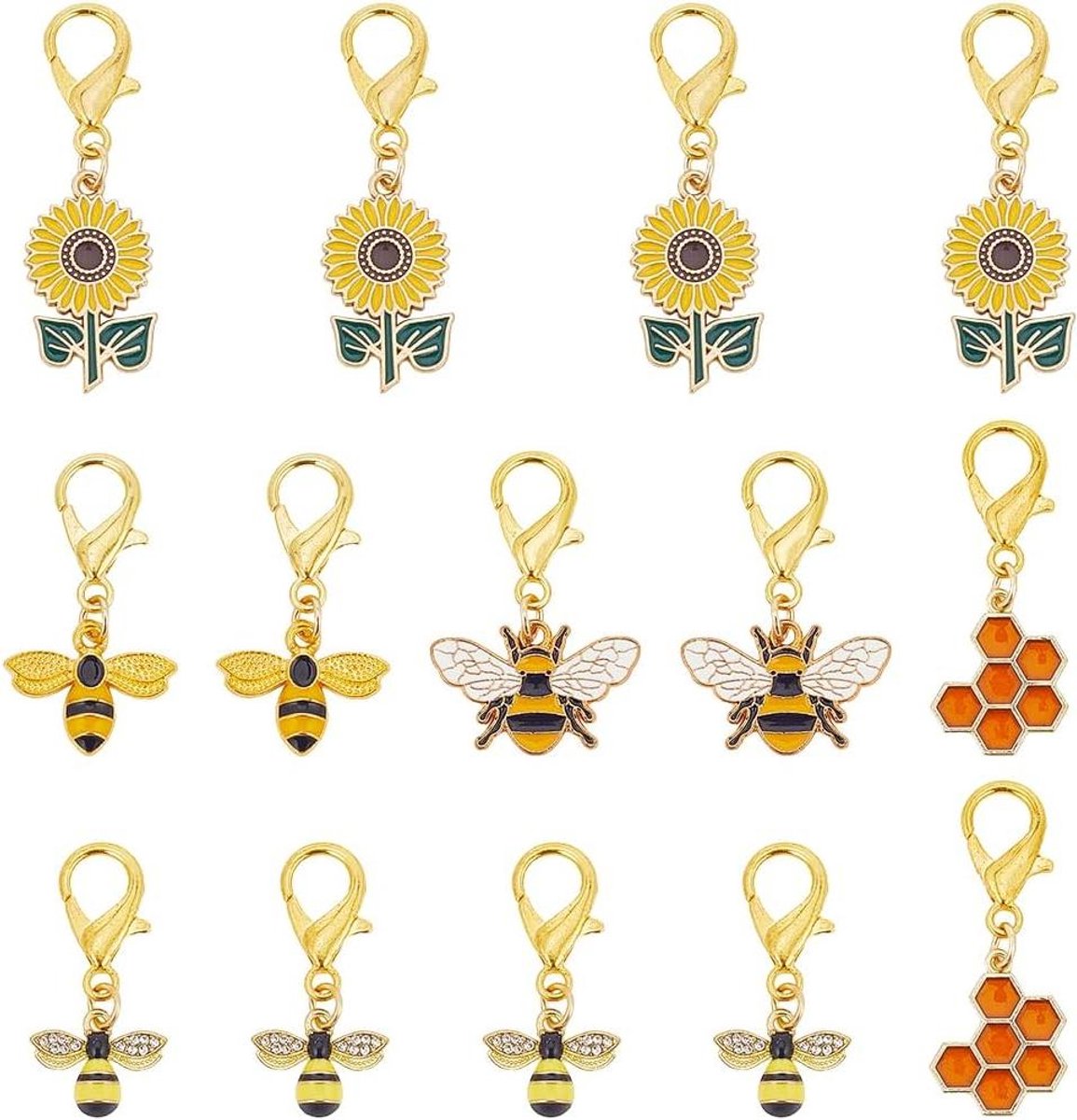 EGoods - Schoen charms bulk in leuke peper design, legering, set van ...