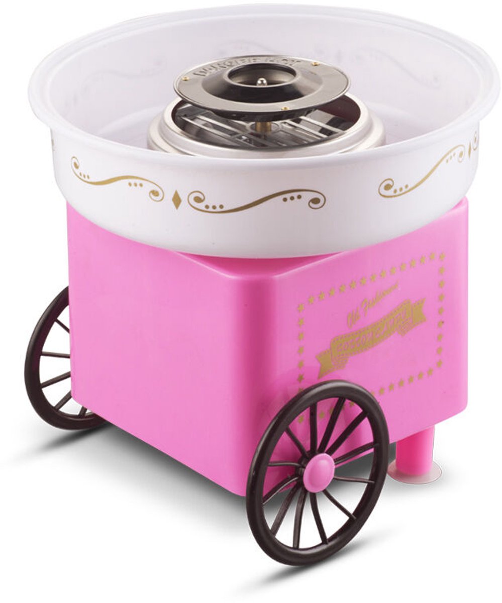 PIPIPOXER-Suikerspinmachine, Suikerspinmaker, Suikerspinapparaat- Kinderfeestje,Roze