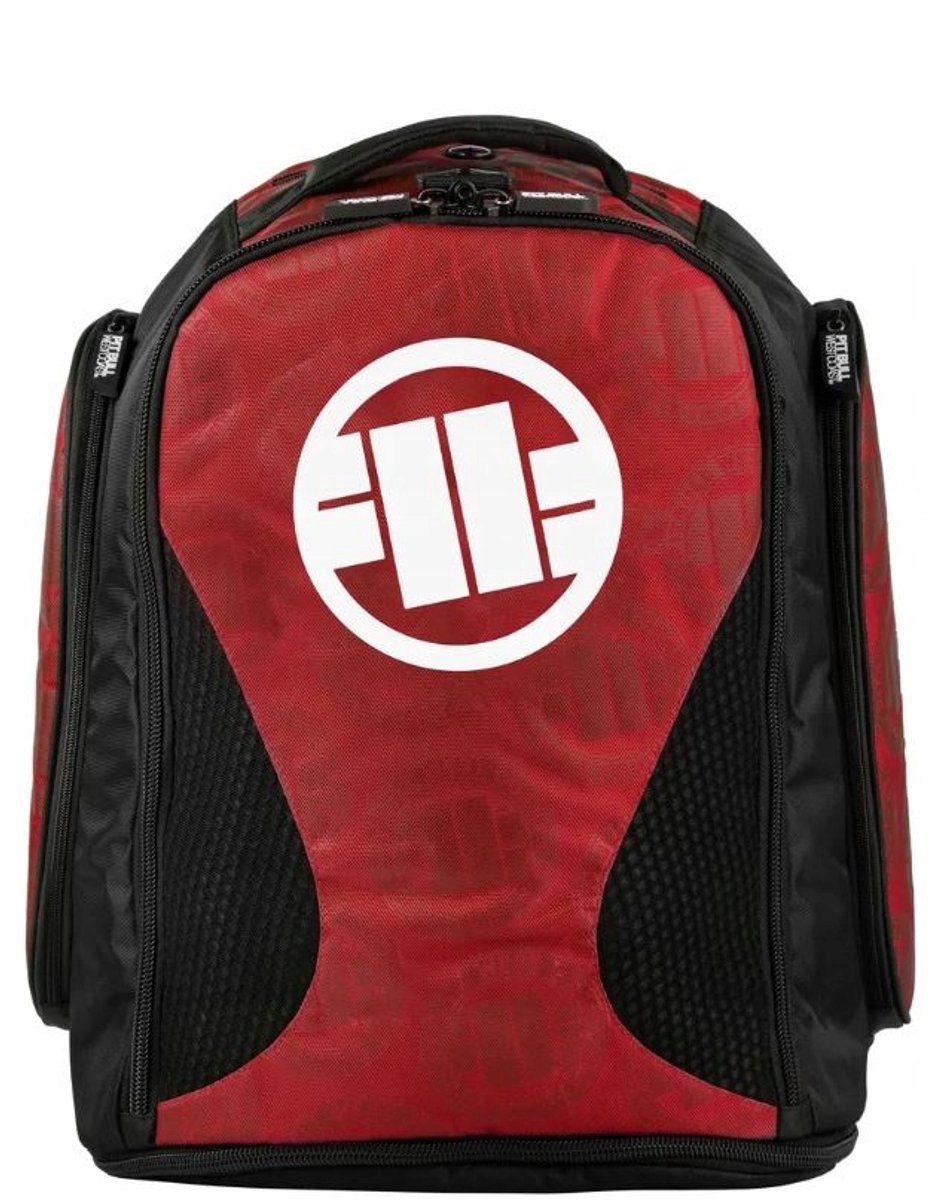 Pitbull NEW LOGO Grote Trainingsrugzak - Rood - 60L/109L