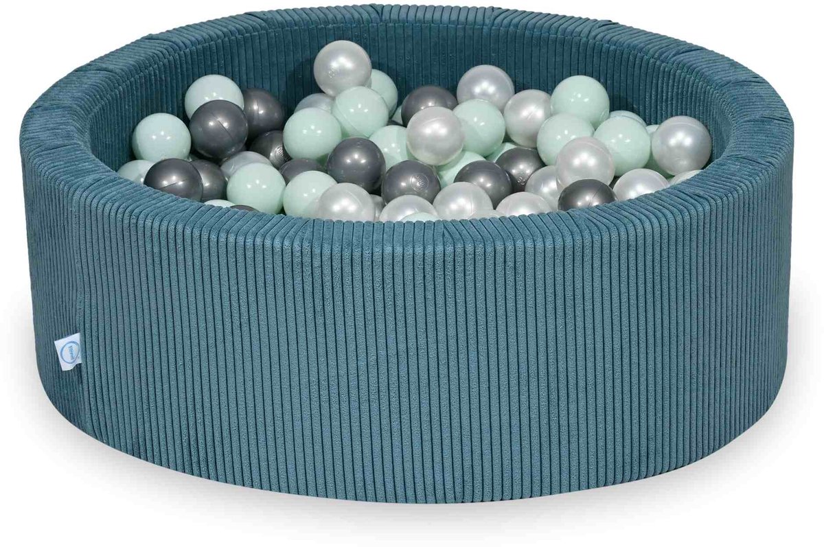 Ballenbak 90x30 Corduroy Blauw