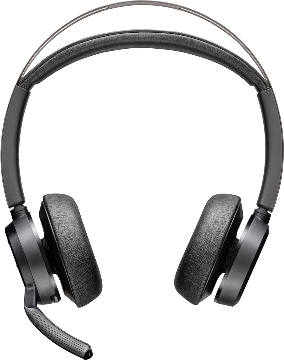HP Poly Voyager Focus 2 – On-ear headset – Bluetooth – Stereo – Zwart – Noise Cancelling