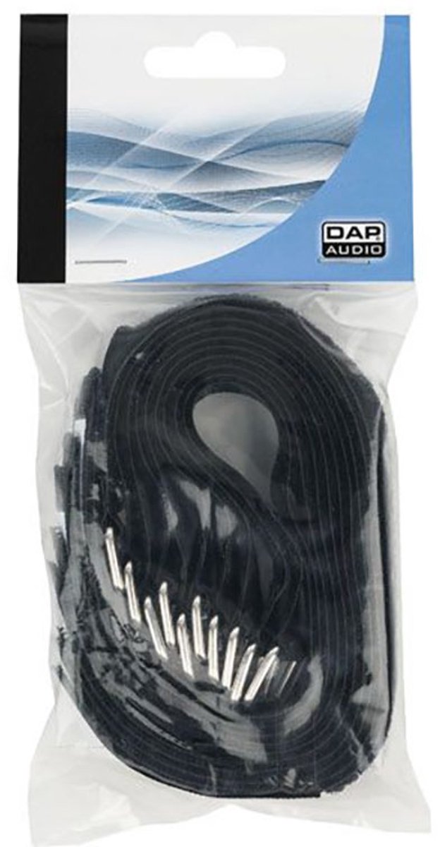 DAP Snap Fastener 20x300 kabelbinder zwart 10 stuks