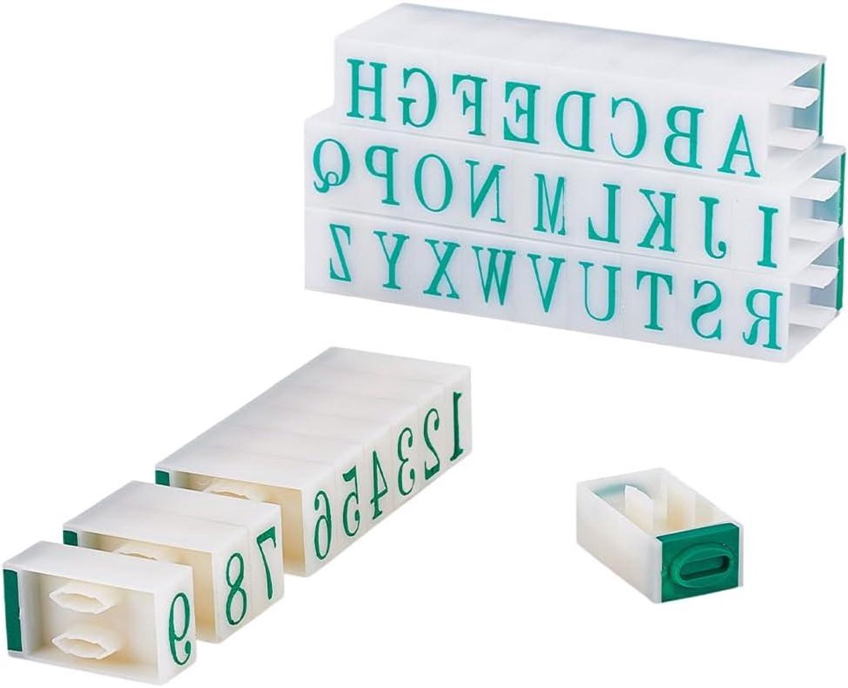 TTGoods - Maten Brief Stempel A-Z Alfabet Combinatie Rubber Stempels voor Card Making Fotoalbum Journaling Scrapbooking Crafting Onderwijs - 5x7mm