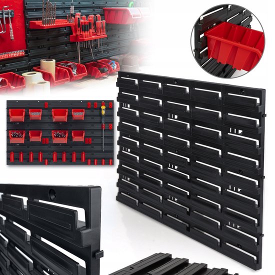 Panneau à outils mural pour garage, organiseur de plateau d'atelier 577 x 391 mm