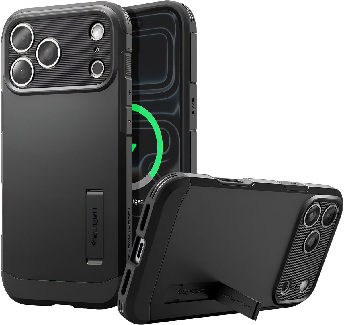 Spigen Tough Armor T Magsafe Hoesje Voor Iphone 17 Pro Telefoonbescherming