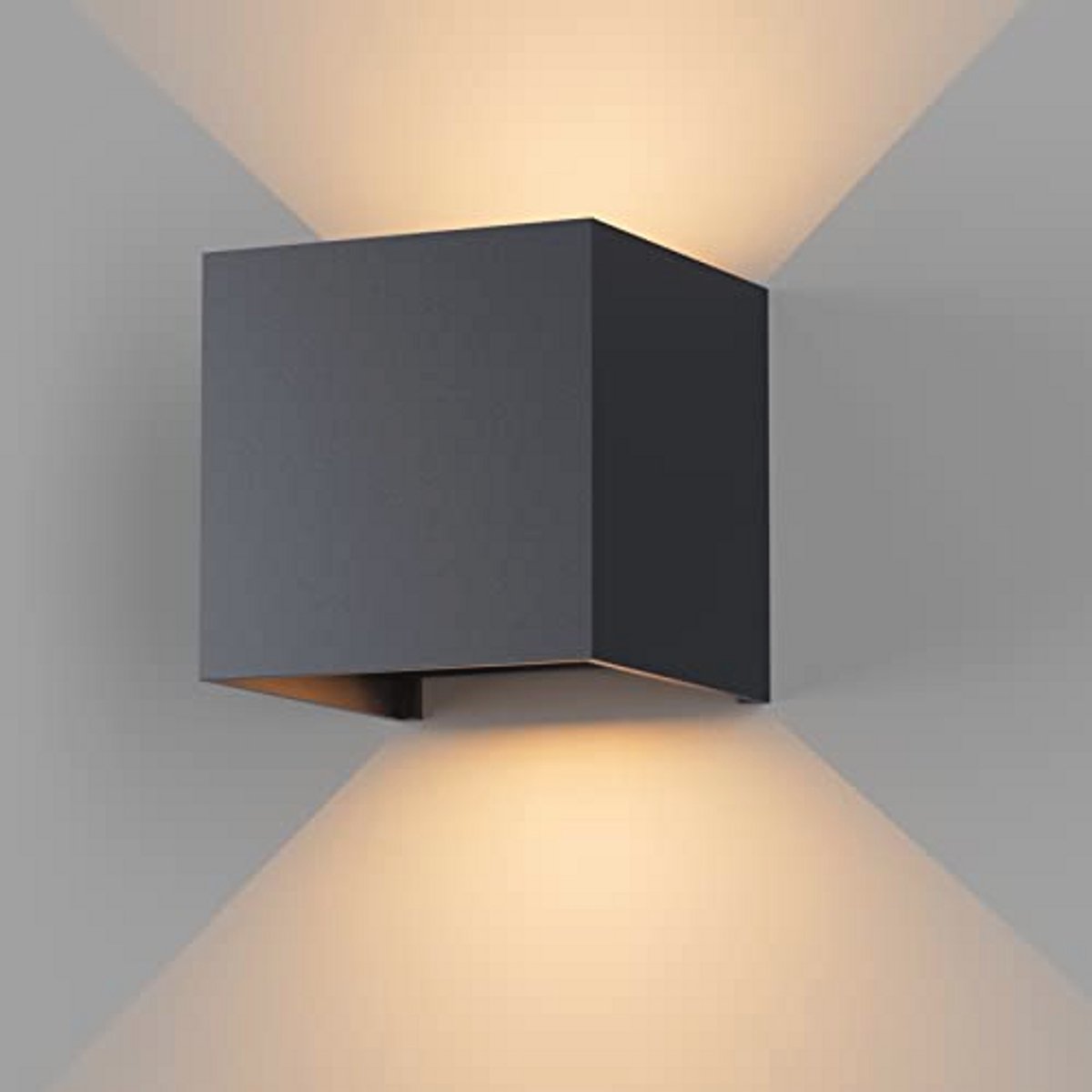 Moderne IP65 waterdichte led wandlamp met instelbare lichtstraal 12W, warmwit 3000K