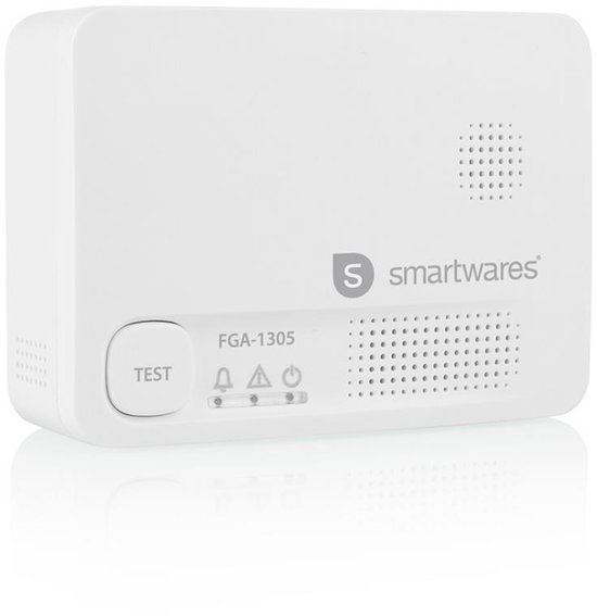 Smartwares FGA-13051 - Koolmonoxidemelder CO melder - 85 dB - 10 Jaar sensor - BSI Gecertificeerd