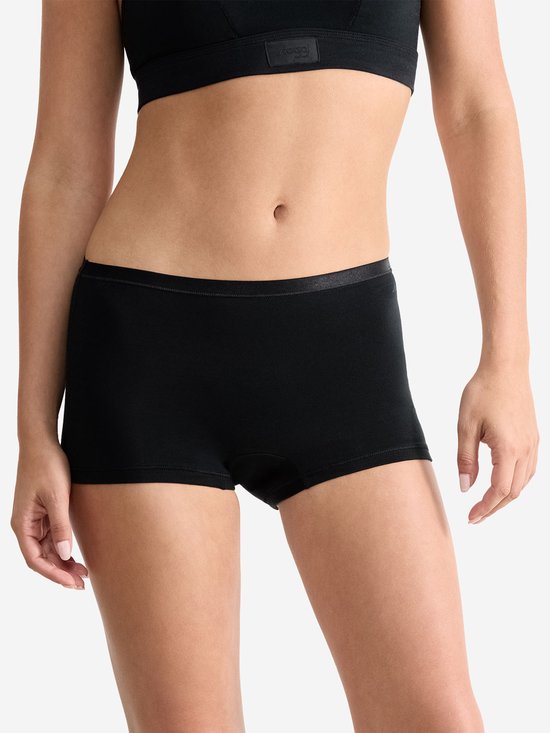 Sous-vêtements pour femmes Sloggi GO Daily Cotton Short 3P - NOIR -