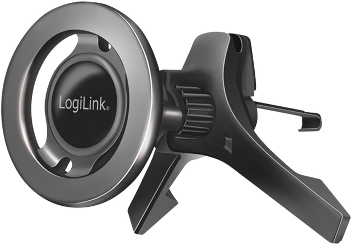 LogiLink AA0167 Telefoonhouder voor in de auto 360 draaibaar, Magneetbevestiging Bevestigingswijze (auto): Ventilatier
