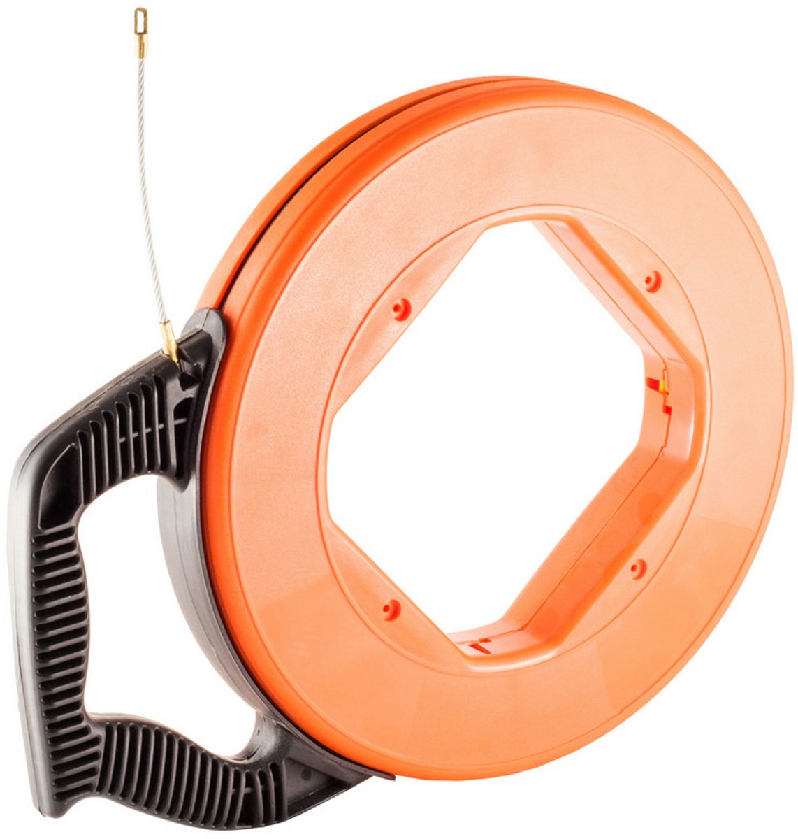 Kabeltrekker met afrolmechanisme en bevestigingsoog - 30 meter