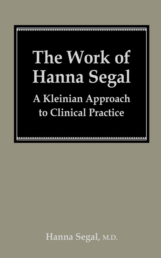 The Work of Hanna Segal - cover