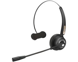 MediaRange, Draadloze mono Bluetooth headset met microfoon voor handsfree gebruik, Zwart