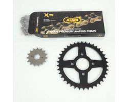 Kit chaîne Afam pour quad Eton 300 Vector 2007 à 2013 15x38 Pas 520 Al 50mm Neuf