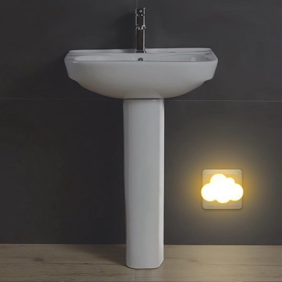 2 stuks Wolken Nachtlampje Stekker In Stopcontact, LED Wandlamp Automatisch met Schemersensor voor Trap Hal Slaapkamer Toilet, Kinderen Bedlamp voor Muur Versieren, Cloud Night Lights Plug in Wall — afbeelding 2