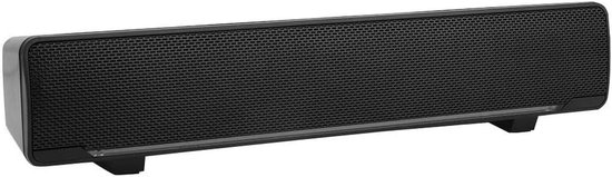 Allecto - Zwarte USB PC Soundbar - Draagbare Stereo Subwoofer - Krachtig Geluid - Geschikt voor Laptop en Desktop - 3.5mm - Perfect voor Gaming... van Merkloos — afbeelding 3