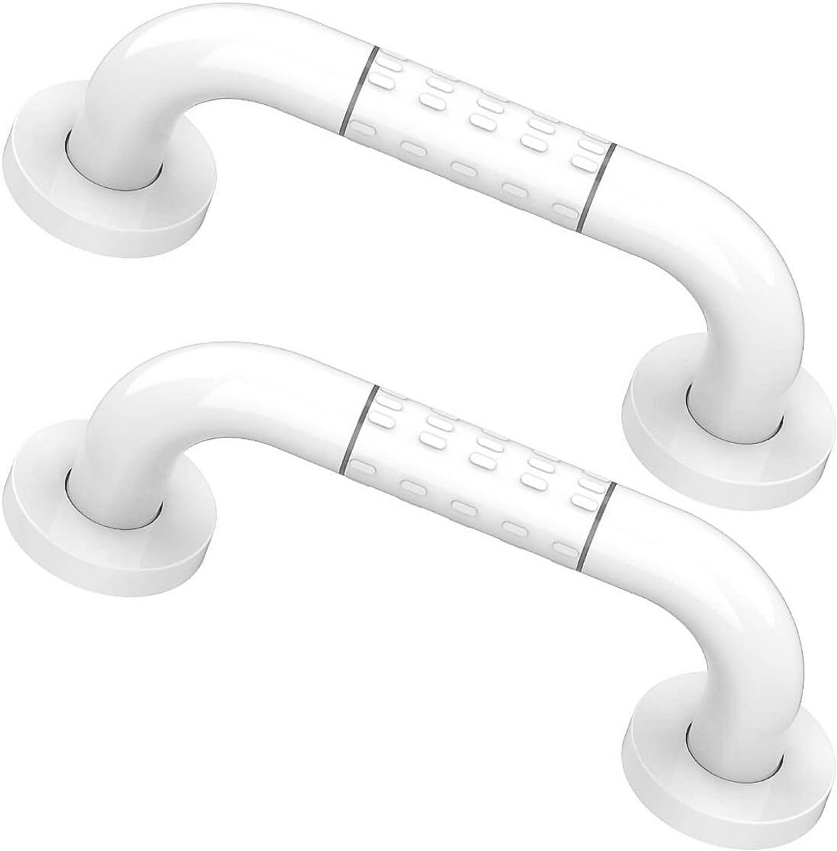 Antislip Douche-Handgrepen voor Senioren - 30 cm RVS, 2 Stuks - Veiligheid en Comfort in Badkamer
