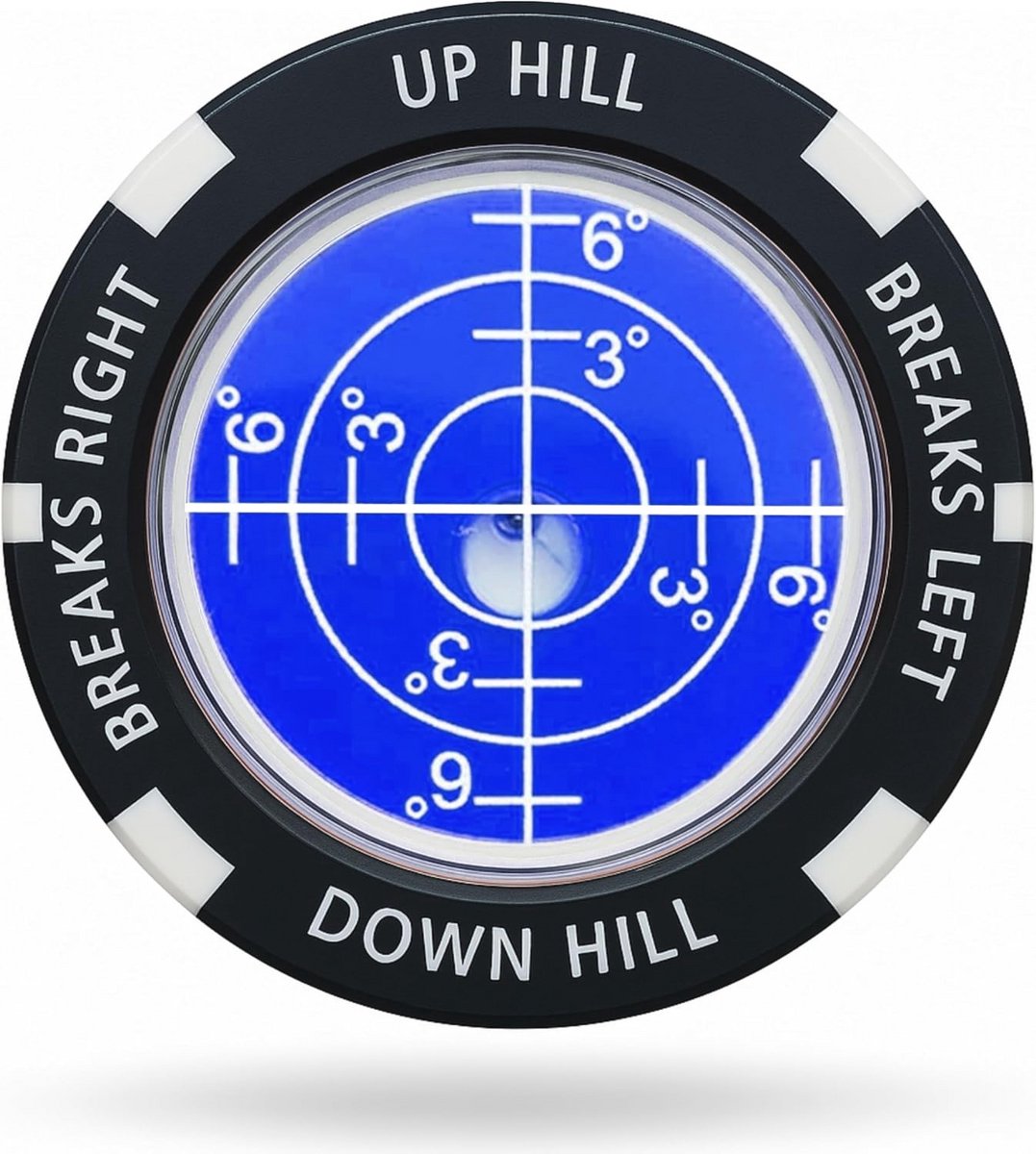 Nauwkeurige Golf Green Reader Level Ball Marker met Bubble Level - Perfect voor Golfspelers