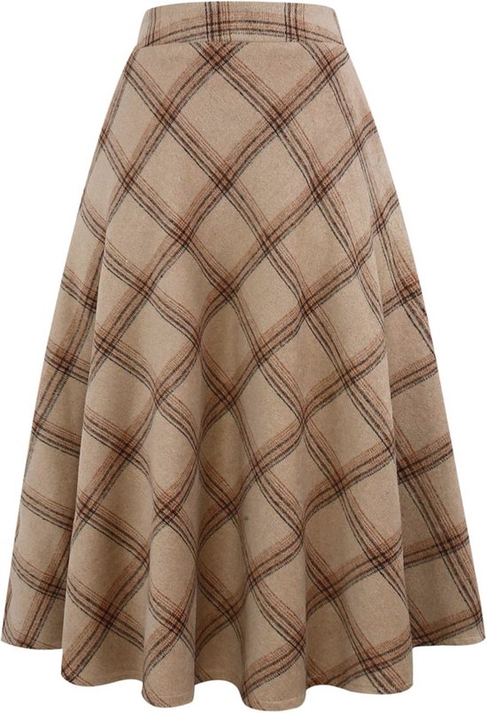 Allegra K Dames Denim Rok Met Visstaart - Nauwsluitende Gewassen Midi Jeansrok