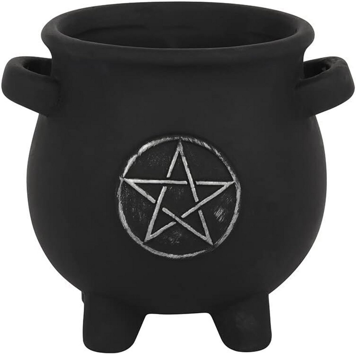 Plantenpot Pentagram Ketel - Zwart - 297g - Trendy Tuinaccessoire