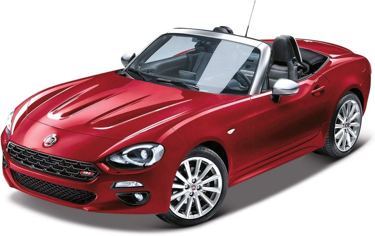 Gedetailleerd Schaalmodel Auto 1:24 Rood Sportieve Cabriolet