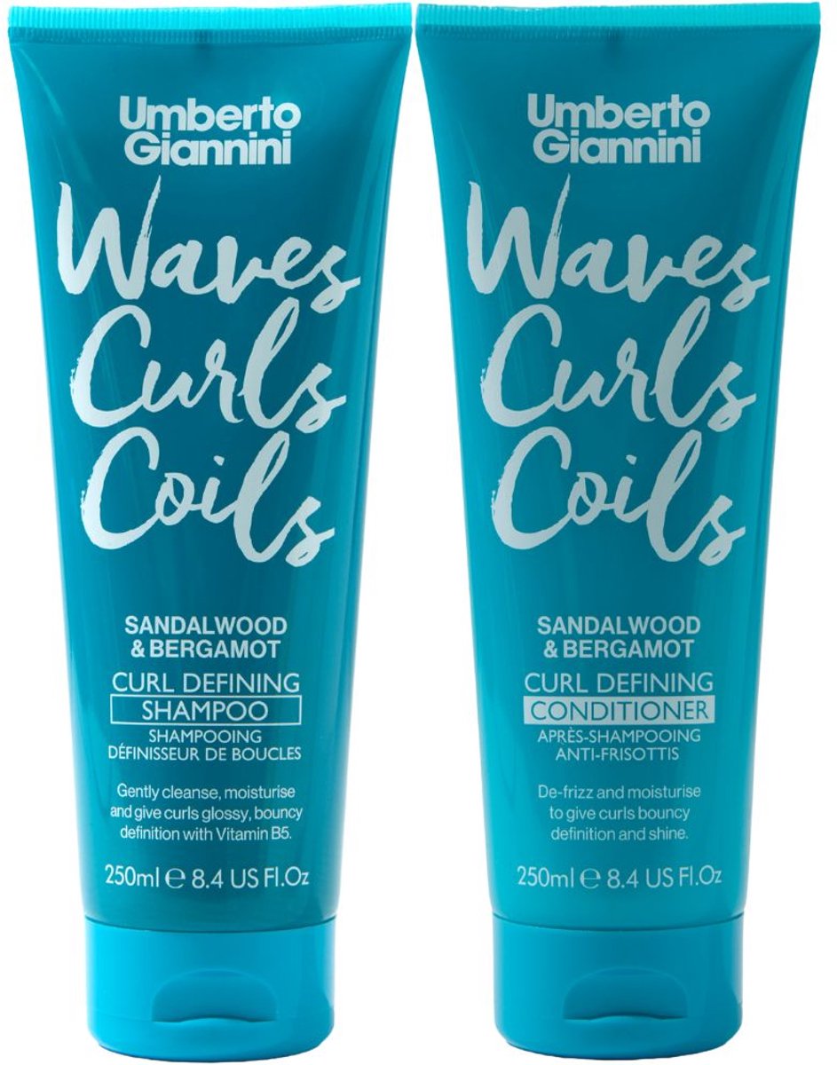 Umberto Giannini - Waves, Curls & Coils Shampoo & Conditioner - 2x250ml