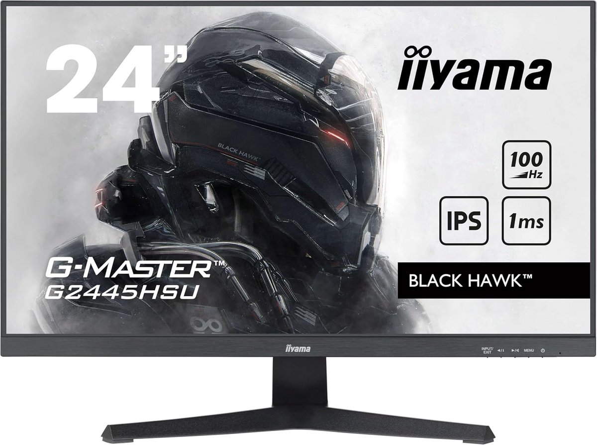 23,8" Gaming Monitor met 1ms Respons en 100Hz Verversingssnelheid