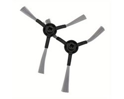 Twee zijborstels zijn Geschikt voor de Xiaomi STYTJ02YM robotstofzuiger en dweilaccessoires. Dit zijn de verbeterde 3C-zijborstels Geschikt voor de Mijia robotstofzuiger en dweil.