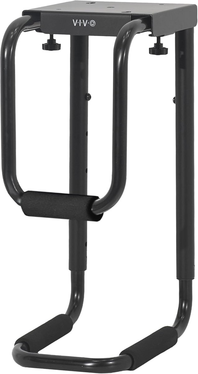 Verstelbare Heavy Duty PC-houder voor Onder Bureau - Tot 30 kg, Zwart