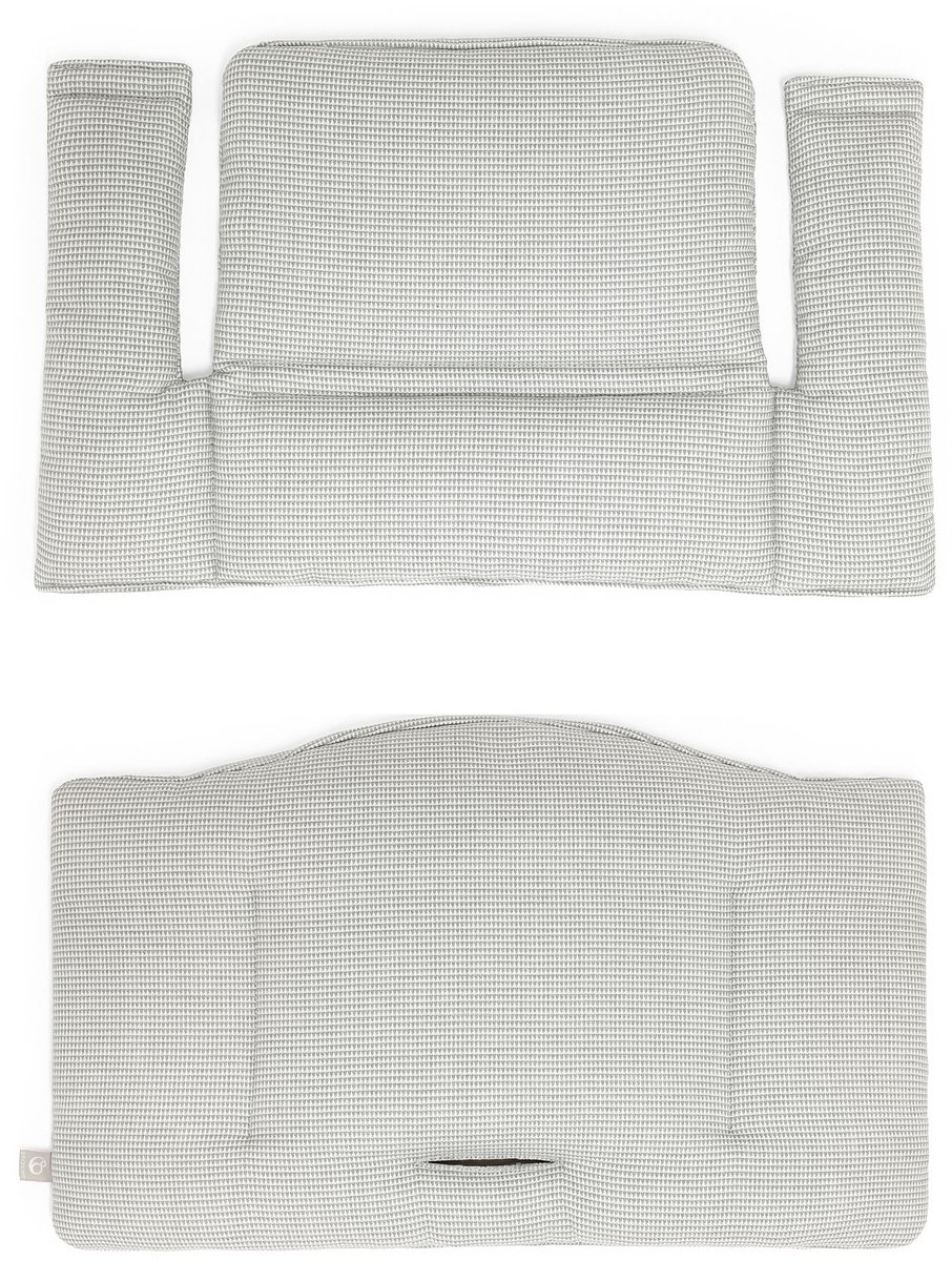 Stokke Tripp Trapp bundel Cashmere Grey | Babyset Cashmere Grey | Newborn Vanilla White/ Beige | Tray Vanilla White | Kussenset Beige thumbnail 3