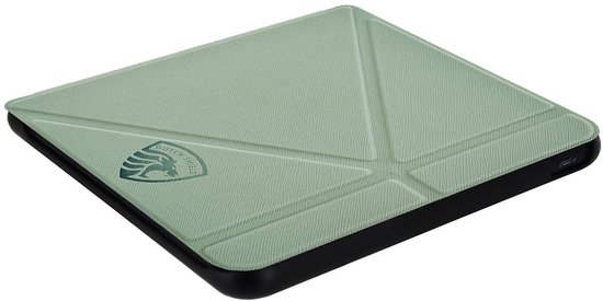 Origami Hoesje - Sleepcover Geschikt voor Kobo Libra Colour - Hoes Cover - Agave Green Blue* - ereader hoesje - cover van Merkloos — afbeelding 2