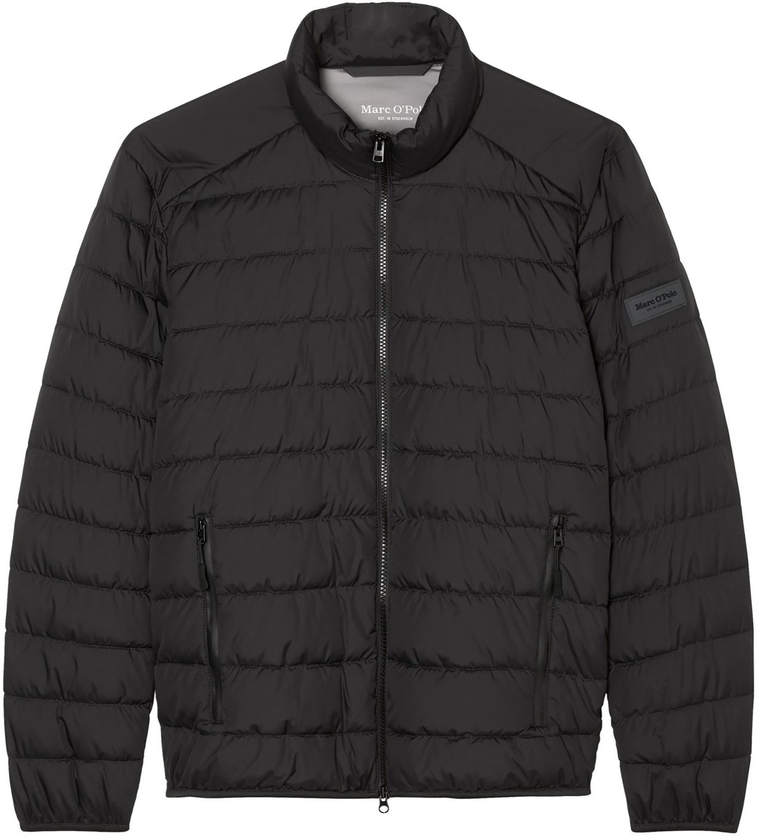 Marc O Polo Gewatteerd jack Woven Outdoor Jackets Set van 1 Zwart