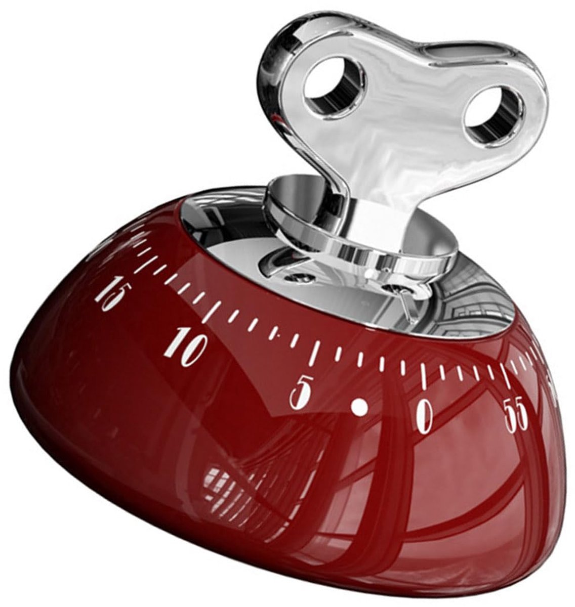 Ynkkvre - Kookwekker - Timer - Magnetisch - Mechanische Keuken Timer - Vintage Stijl - Keuken Accessoires - Geen Batterijen Nodig - 60 Minuten Draaischijf - RVS Materiaal - Sterke Magnetische Achterkant