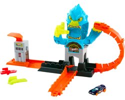 Hot Wheels City Gorilla Aanval speelset en speelgoedauto