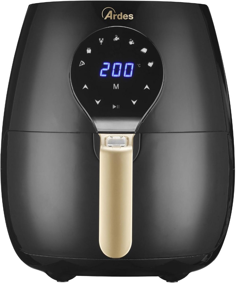 Grote Luchtfriteuse 5 Liter Digitaal met Timer 1450W Rapid Air Technologie