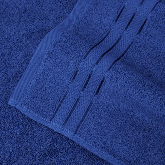 Hay Frotté Stripe badlaken - 550 gr/m2 - 100 x 150 cm • Bordeauxrood