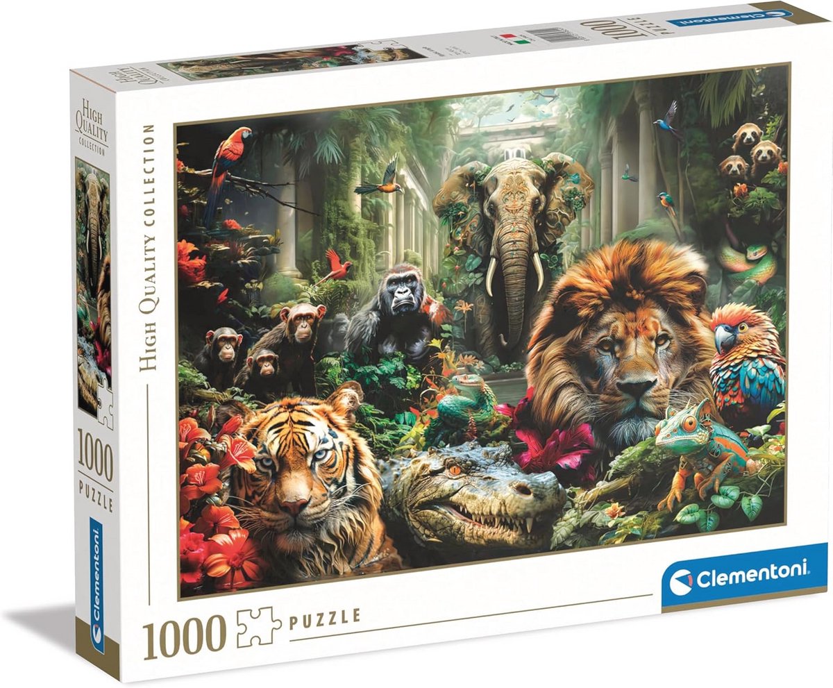 1000-delige Puzzel Mystic Jungle voor Volwassenen - Milieuvriendelijk en Made in Italy