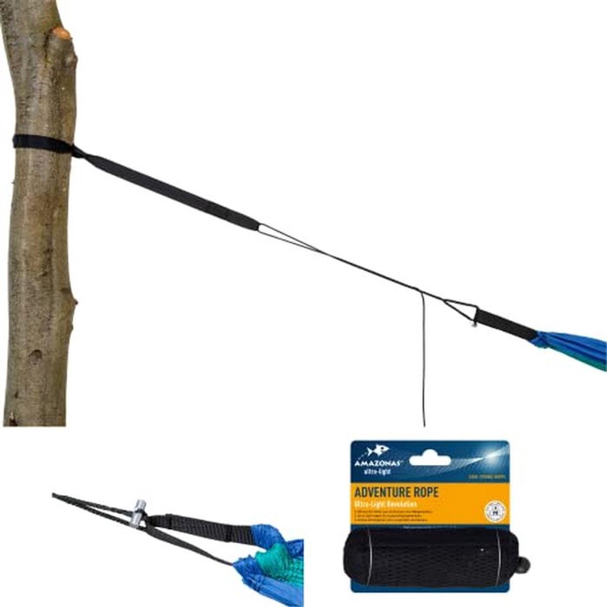 Ultra-Light Adventure Rope Touwset - Compact en Belastbaar tot 150 kg voor Hangmatten