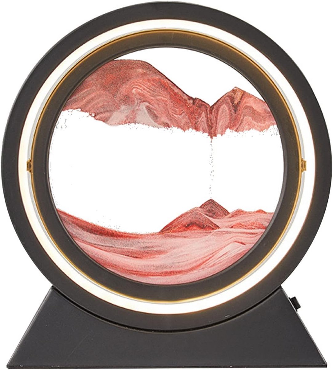 Dynamisch Zand Schilderij met LED Verlichting - 360° Roterend Zandkunst Decoratie