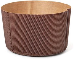 Ovenveilige bakvorm voor panettone en brioche - bruin - ø 13 cm