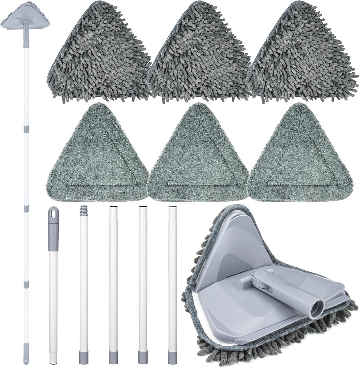 Muur Schoonmakende Mop met Lange Handvat