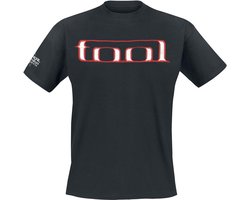 T-shirt met Tool Grid Skull print zwart
