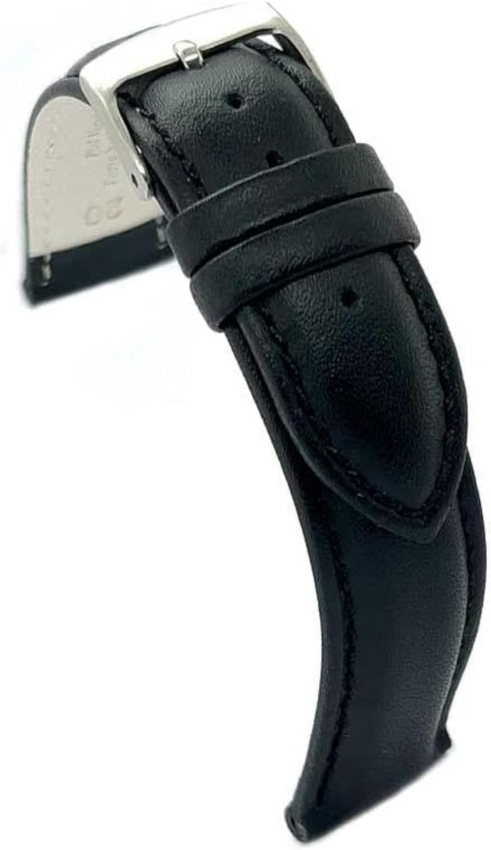 Leren horlogeband rundleer glad in verschillende maten van 10 mm tot 30 mm