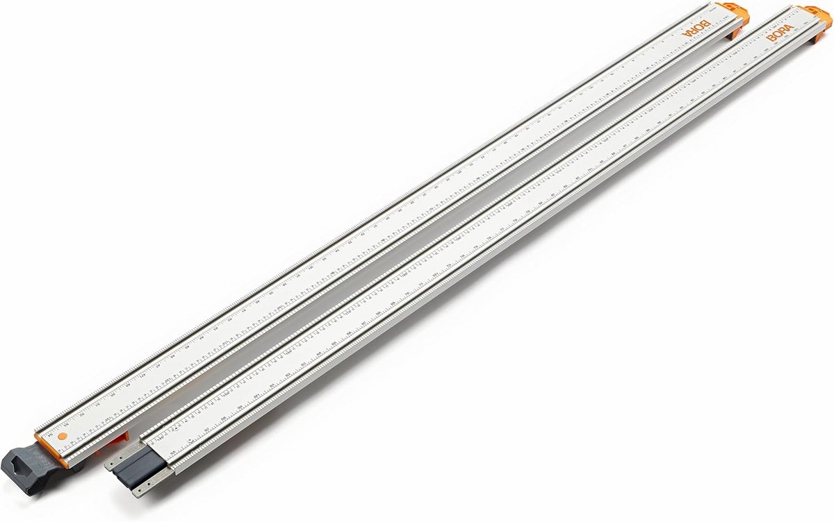 Klemrand met Snelkoppeling en Zaaggeleider voor Cirkelzagen - 2438mm