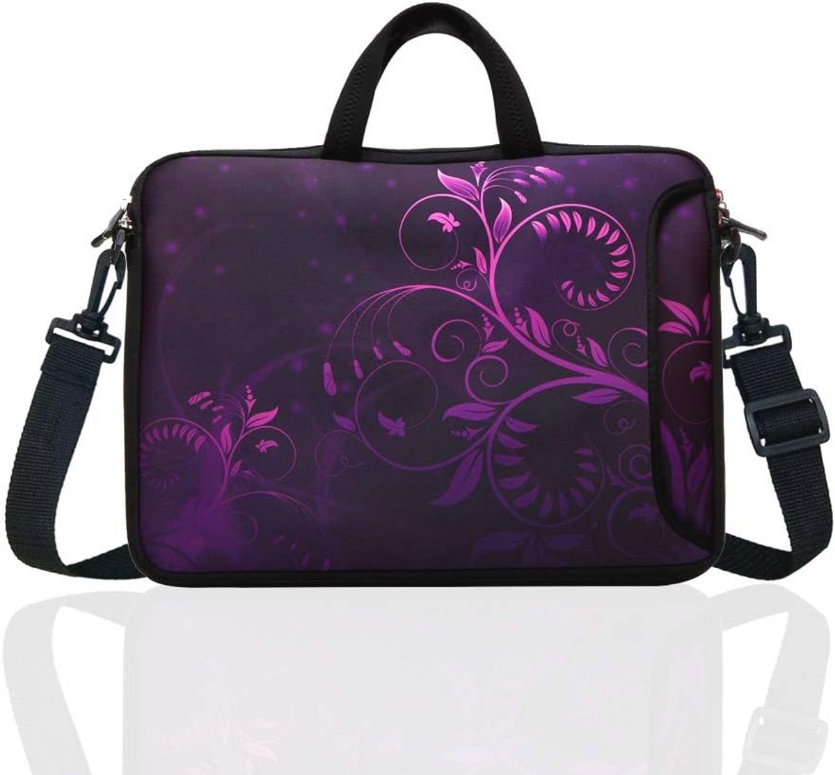 Laptopschoudertas 10 inch met Gevoerde Handgreep voor Tablets en Netbooks