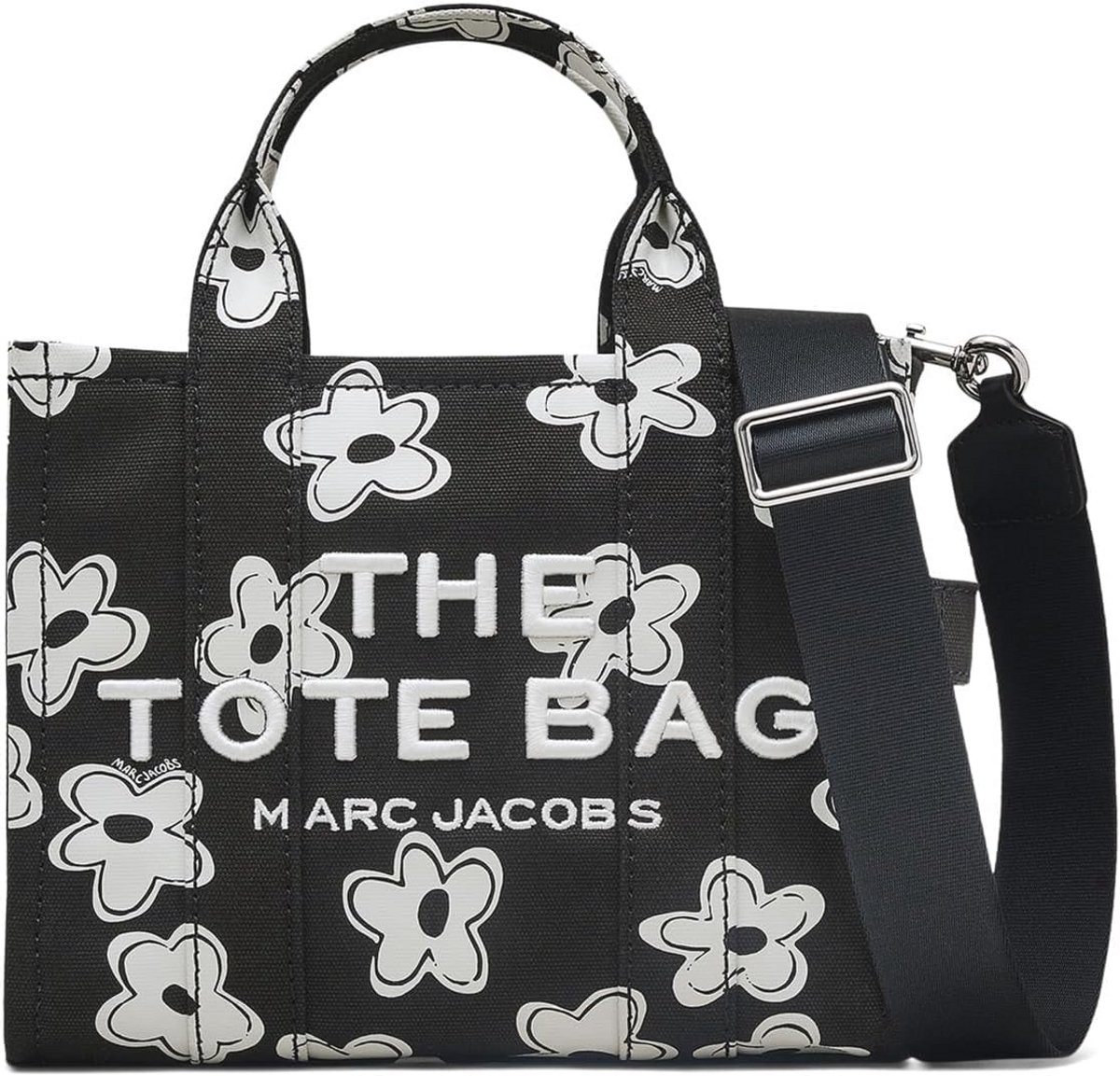The Small Tote Tas voor Dames - Zwart/Wit