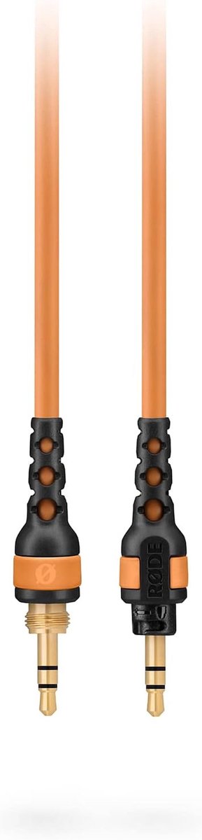 Kabel voor NTH-100 Hoofdtelefoon, 1.2m Hoogwaardige Audio Kabel met 3.5mm Male naar Male en ¼-inch Adapter (Oranje)