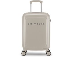SUITSUIT Handbagage koffer 55 × 35 × 20 - Handbagage trolley - Lichtgewicht koffer - Reiskoffer - Veilig TSA cijferslot - Natura koffer Bleached Sand - Beige