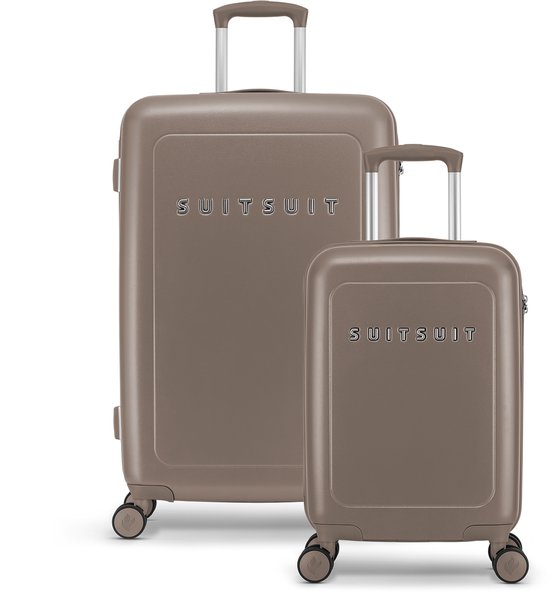 SUITSUIT Natura Kofferset 2delig – 55 + 76 cm – 115L – Taupe