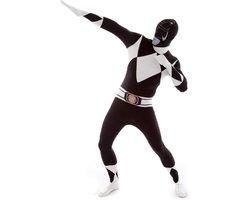Zwart Superheld Body Suit Kostuum voor Volwassenen Revolutie Stijl